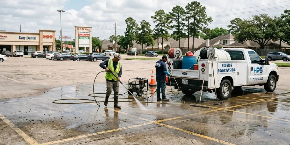 Parking Lot Cleaning: A Must for Houston Business Owners