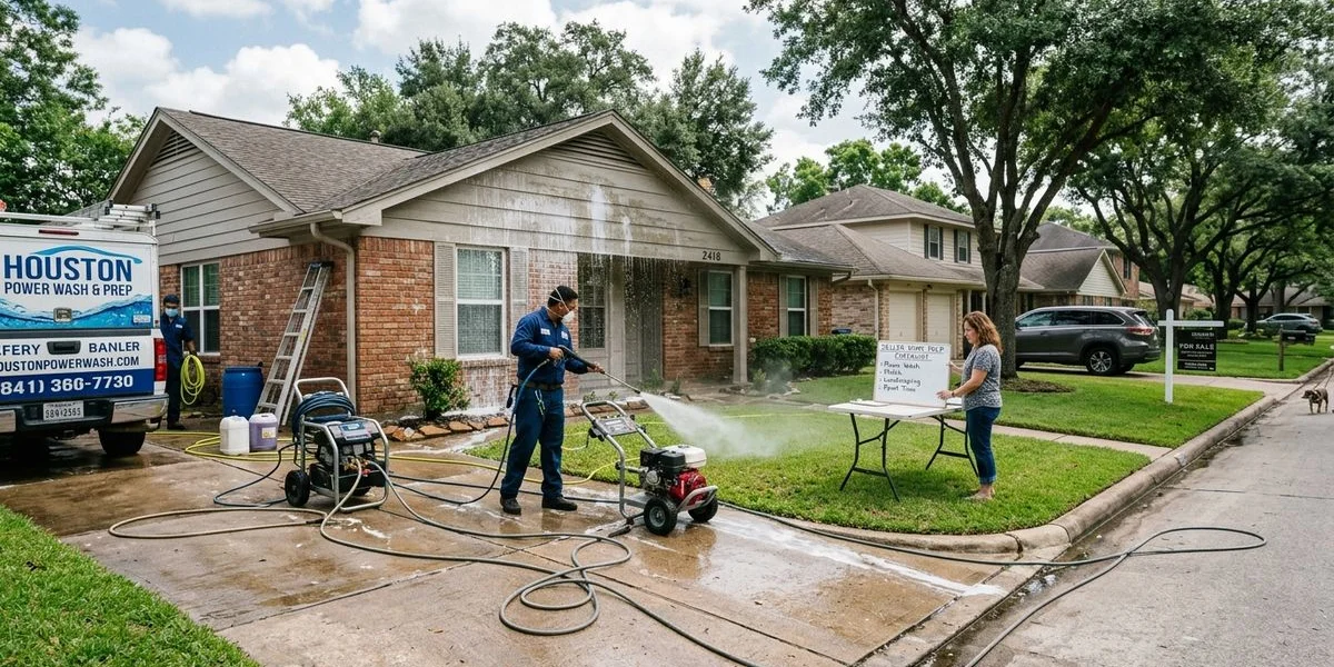 Preparing Your Houston Home for Sale: The Power Washing Checklist