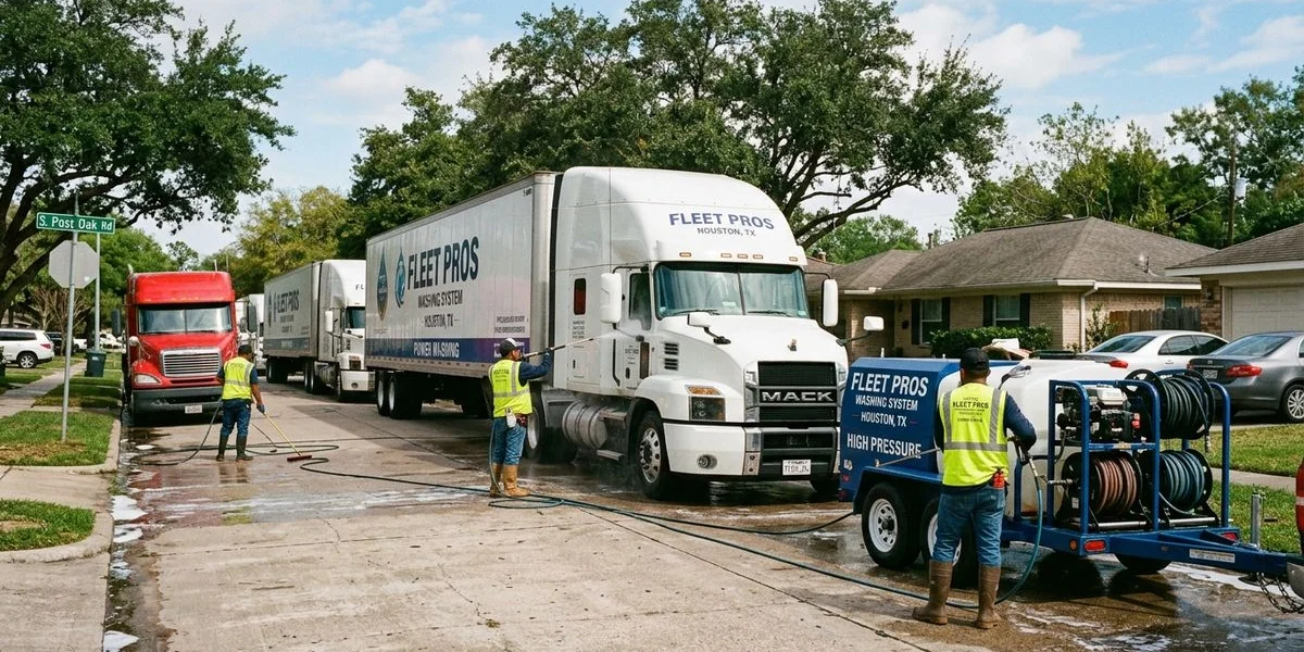Fleet Washing & Vehicle Cleaning Services in Houston
