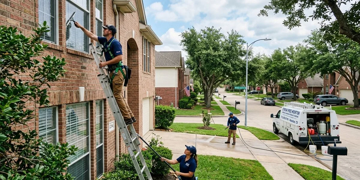 Professional Window Cleaning Services in Houston