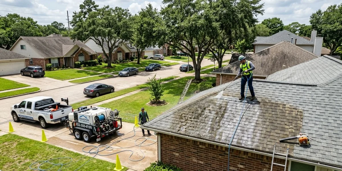 How Roof Cleaning Can Add Years to Your Houston Roof's Lifespan